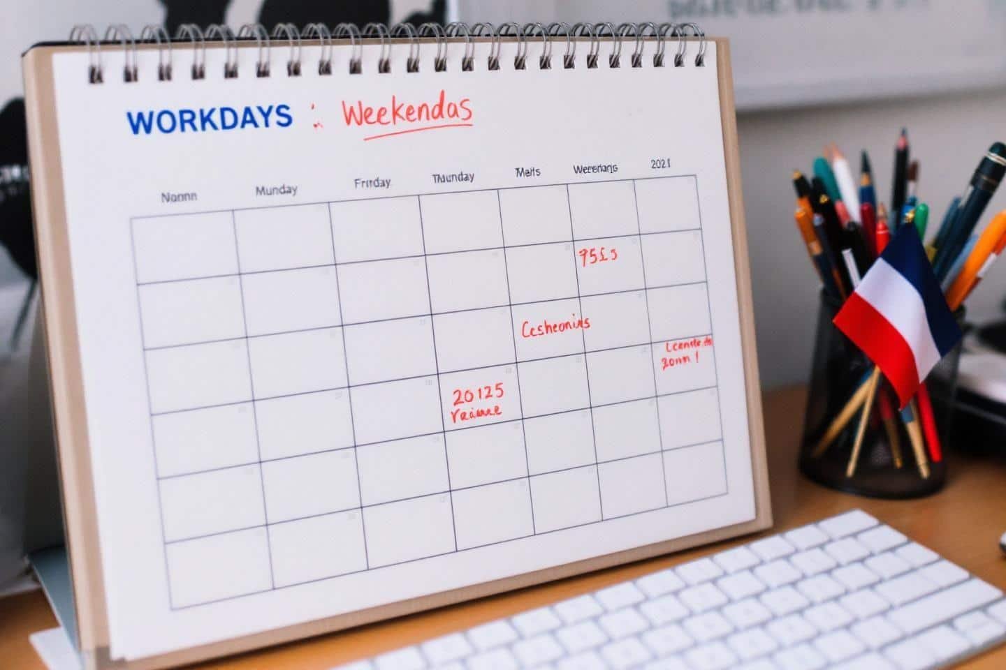 Jours travaillés par an : calcul et répartition en France